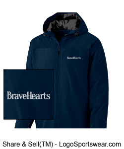 Holloway Youth Bionic Hooded Jacket Design Zoom